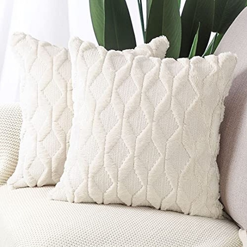 Soft Short Wool Cushion Case