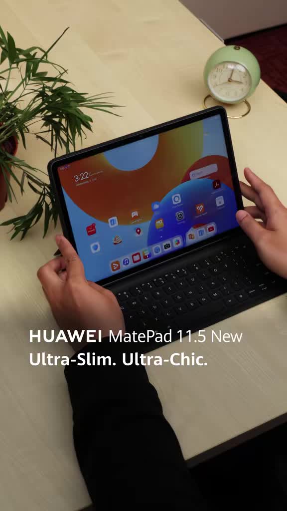 This tablet? ✨ Slim. Sleek. Stunning. Looks like a fashion statement to bring style to your work setup. Get yours today!      #HUAWEI #HUAWEIMY #HUAWEIMatePad #AllRounderTablet #FYP