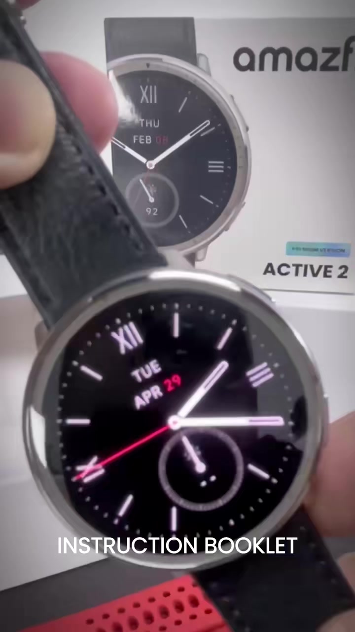 Unboxing Elegance | Amazfit Active 2 Premium Edition Get a closer look at what premium feels like — from sapphire glass to a stainless steel frame, plus dual strap options to suit your lifestyle. 🎁⌚️ More than just a smartwatch — it's your everyd...