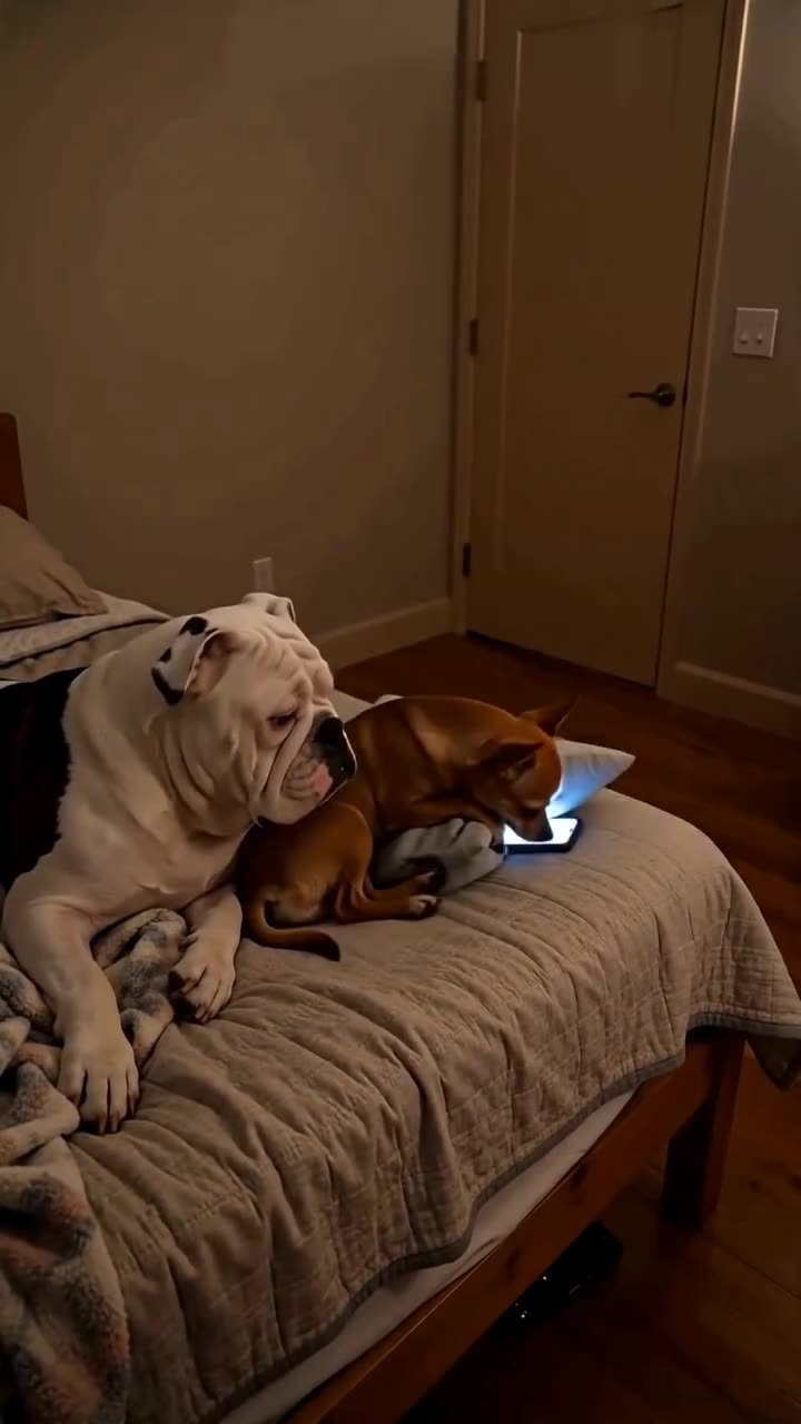 Granny Angry on Big dog and Chihuahua.😂 #funnydog #dogs #funny #chihuahua #foryoupage