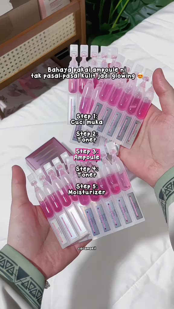 30 days road to glowing skin! 🩷   #skintificpdrnampouleserum #skintificampoule #ampouleskintific #pdrnskincare