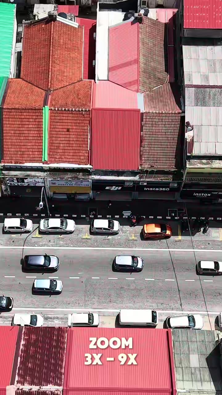 Drone yang boleh zoom jauh #dji #drone #djiair3s #djimalaysia