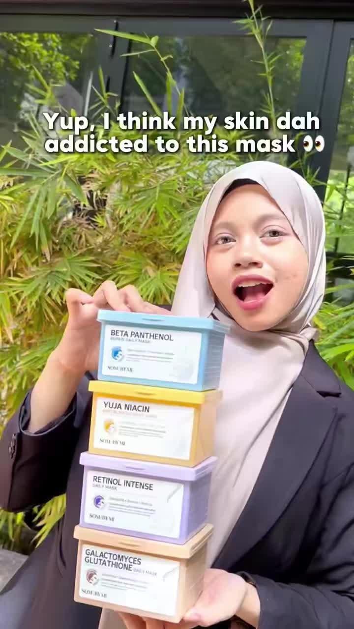 Daily Mask ✨💛 The one skincare product I never regret buying  10 minutes a day for skin that looks more hydrated, fresh and glowing 😌✨ No complicated routine. Just consistency. #dailymasksomebymi #SheetMask #SkincareRoutine #GlowingSkin #Hydrate...