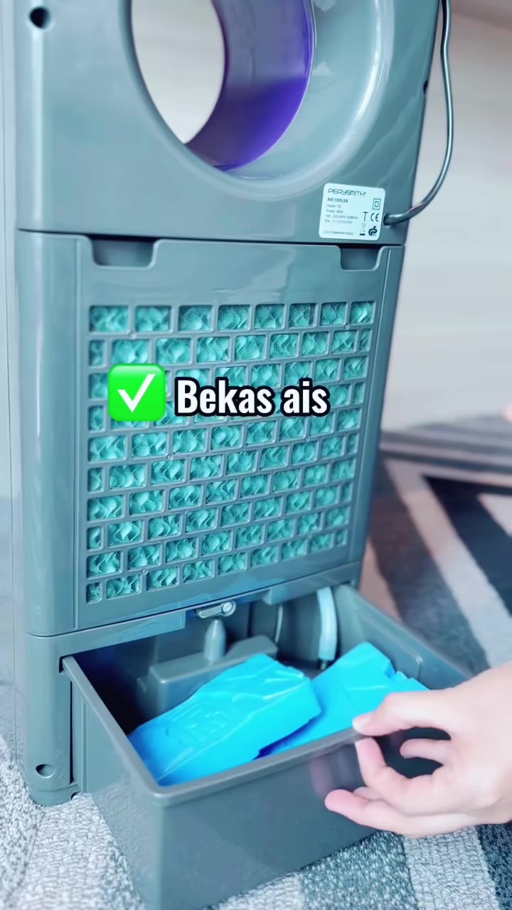 Elak strok haba duduk dalam rumah je pasang air cooler ✅       #perysmith #aircooler #strokhaba #sejuk #jimat