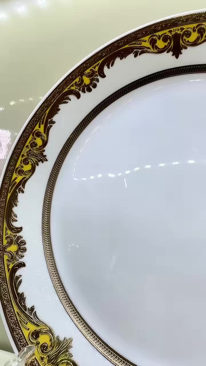 Minotex 24pcs Fine Opal Dinner Set — Golden Royal.     #minotex #dinnerset #setpingganmangkuk
