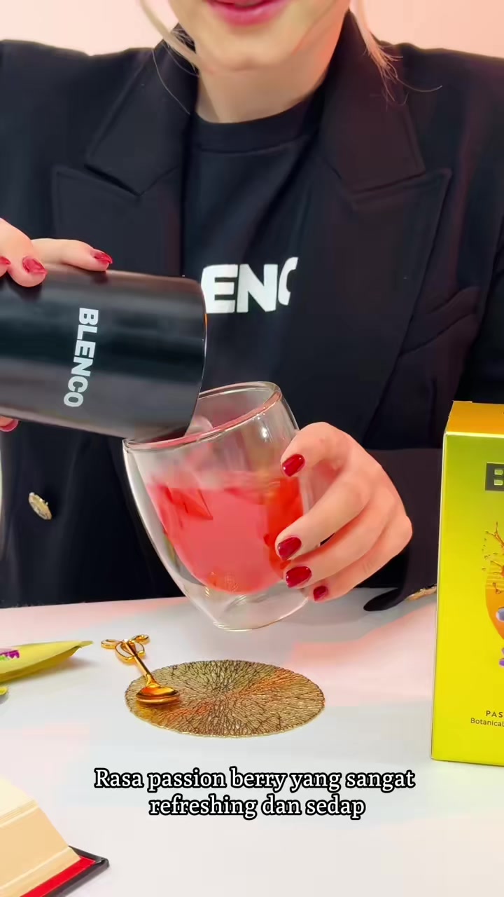 Refreshing passion berry no sugar for your health.😘              #blenco #Lifestyle #fyp #tiktokmalaysia #detox #fit #tipsandtricks #lifehacks #slim #diet #booster #beauty