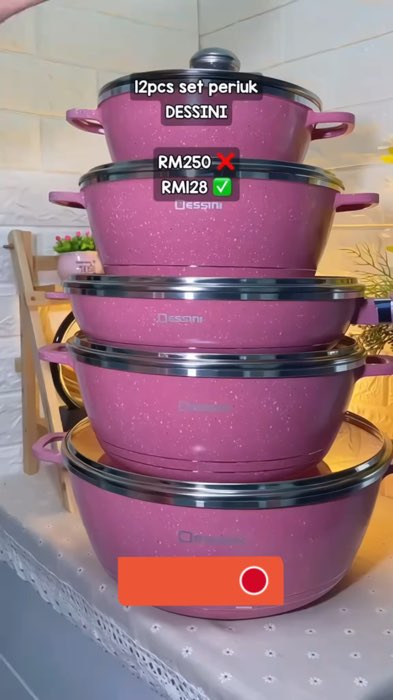 #cookware #dessini #dessiniitaly #setdessini #dessiniset #setperiuk #dessinimurah #setdessini #dessinimalaysia #dessiniofficial #dessinilawa