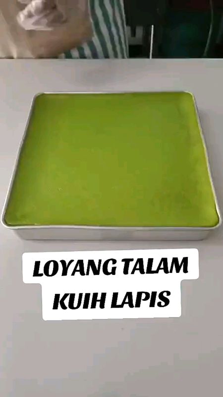 #Loyang talam.sesuai letak kuih lapis,agar-agar,puding dan lain-lain.#multifuntion.