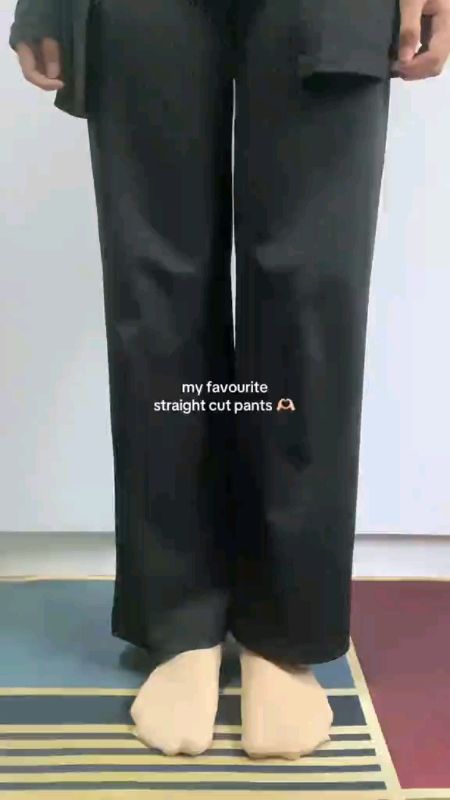 ELGINI ladies straight cut pants.. favourite sgt seluar ni bila pakai bg effect tinggi tau#Fyp #viral #shop #shopee #surirumah #lawalawa