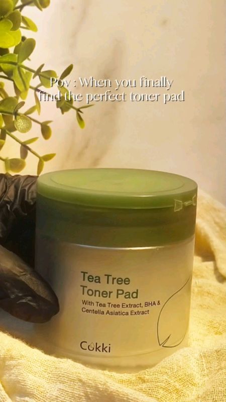 clear skin journey! #fyp #foryou #Shopeevideo #skincare #DailyRoutine #facial #trending #cokki #tonerpad #teatree
