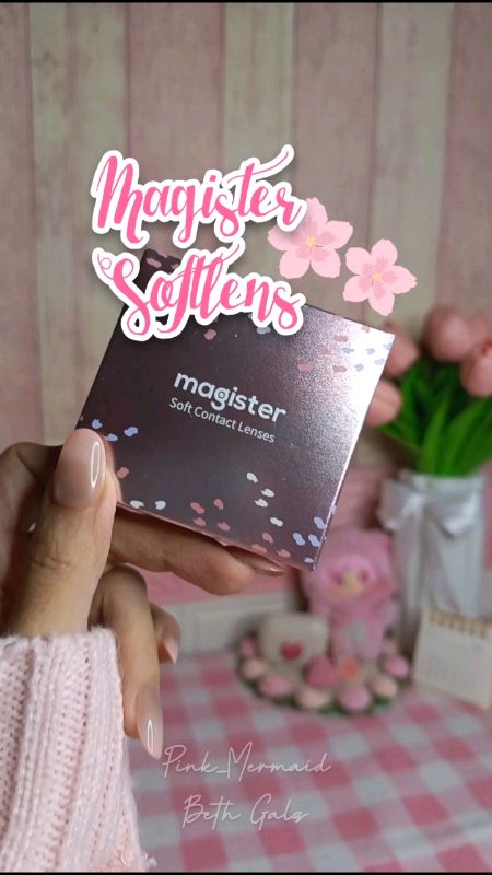 Probably my favourite lens for the next 6months 🥰 #magister #softlens #contactlens #kantalekap #colorlens #brownlens #magisterlens #shopeehaul