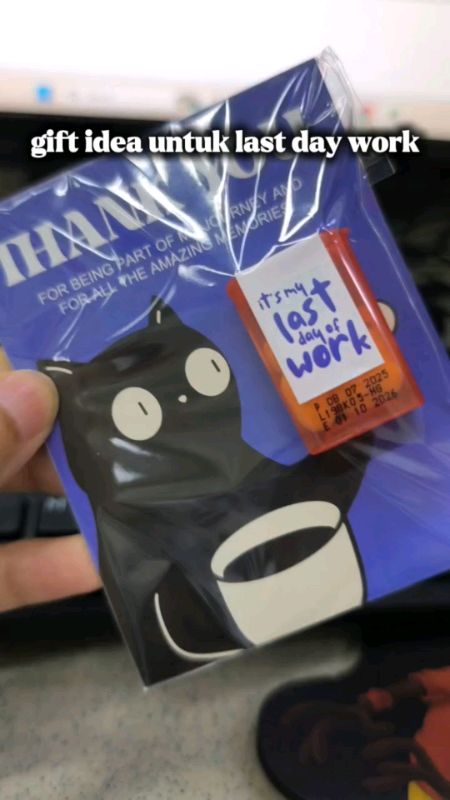 cute je. gift idea untuk last day keje.#farewellgift #cutegift #tictacmini