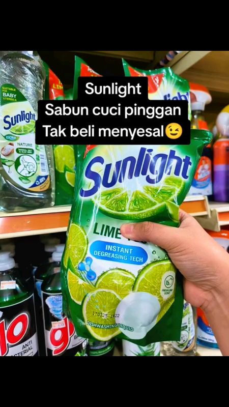 Lebih banyak, lebih jimat! 💧 Sunlight Jimat Pack — cukup untuk sebulan guna, pinggan berkilat setiap hari ✨ #ValuePack #sunlightpower #pencuci #fyp