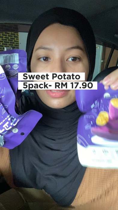 #noorsulyeana #Shopeevideo #videomissionseptember #shopeehaul #food #readytoeat #bakedsweetpotato #ubi #makanan #FoodLover #potato #ubimanis #eat