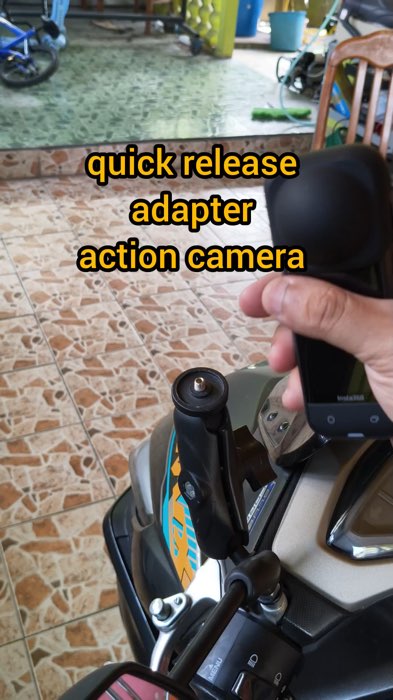 quick release action camera senang buka dan pasang. #quickreleaseactioncamera #ulanzi
