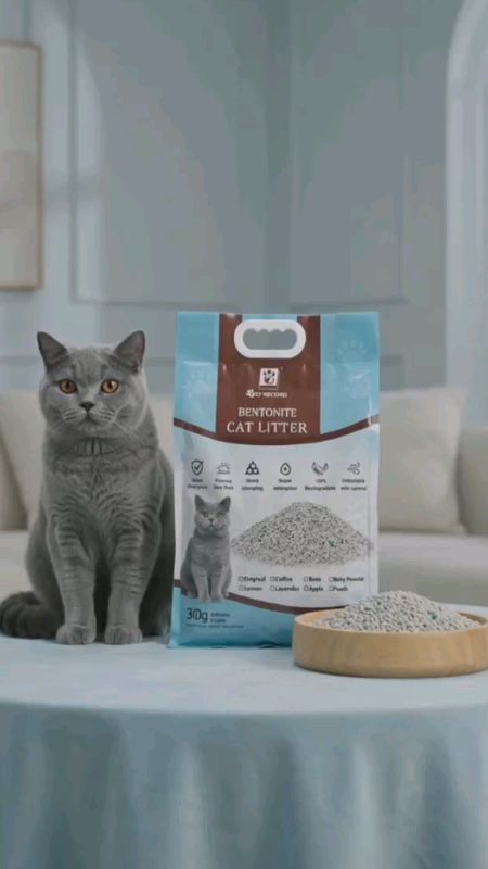10KG Bentonite cat litter 8 scents deodorized Pasir Kucing Bentonit