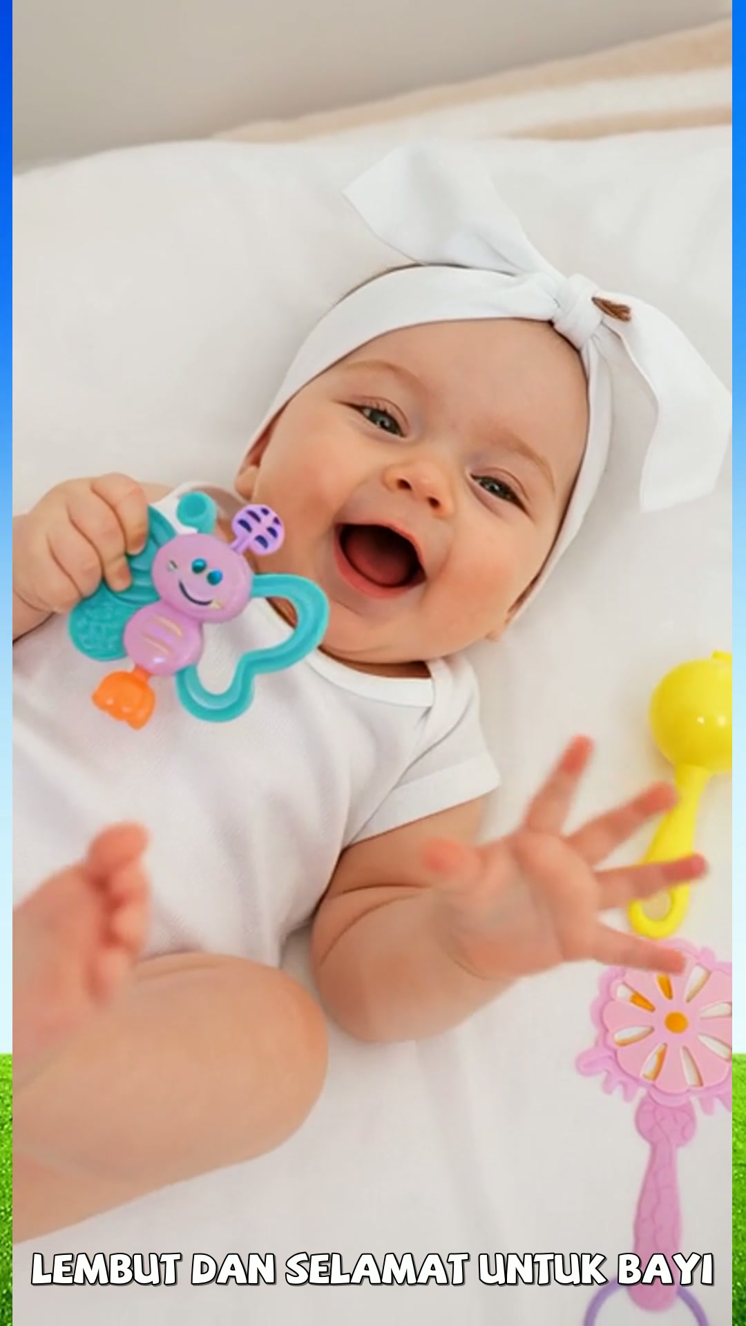 Mainan rattle BEVAVAR ini sempurna untuk eksplorasi dan bermain. Ideal untuk si manja anda! #ShopeeVideo #KeceriaanBayi