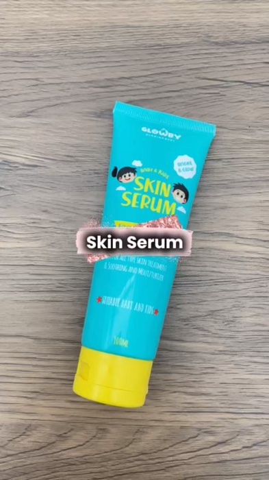 Anak sunburn haritu pakai serum nj nampak la cerah sikit. Safe untuk baby & kids ya. #skinserum #babyserum