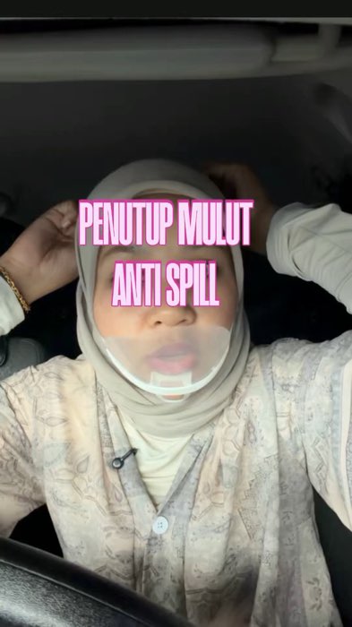 Penutup mulut anti percikkan 😂😂 #fyp #foryourpage #antispill #viral #Lifestyle #produkbest
