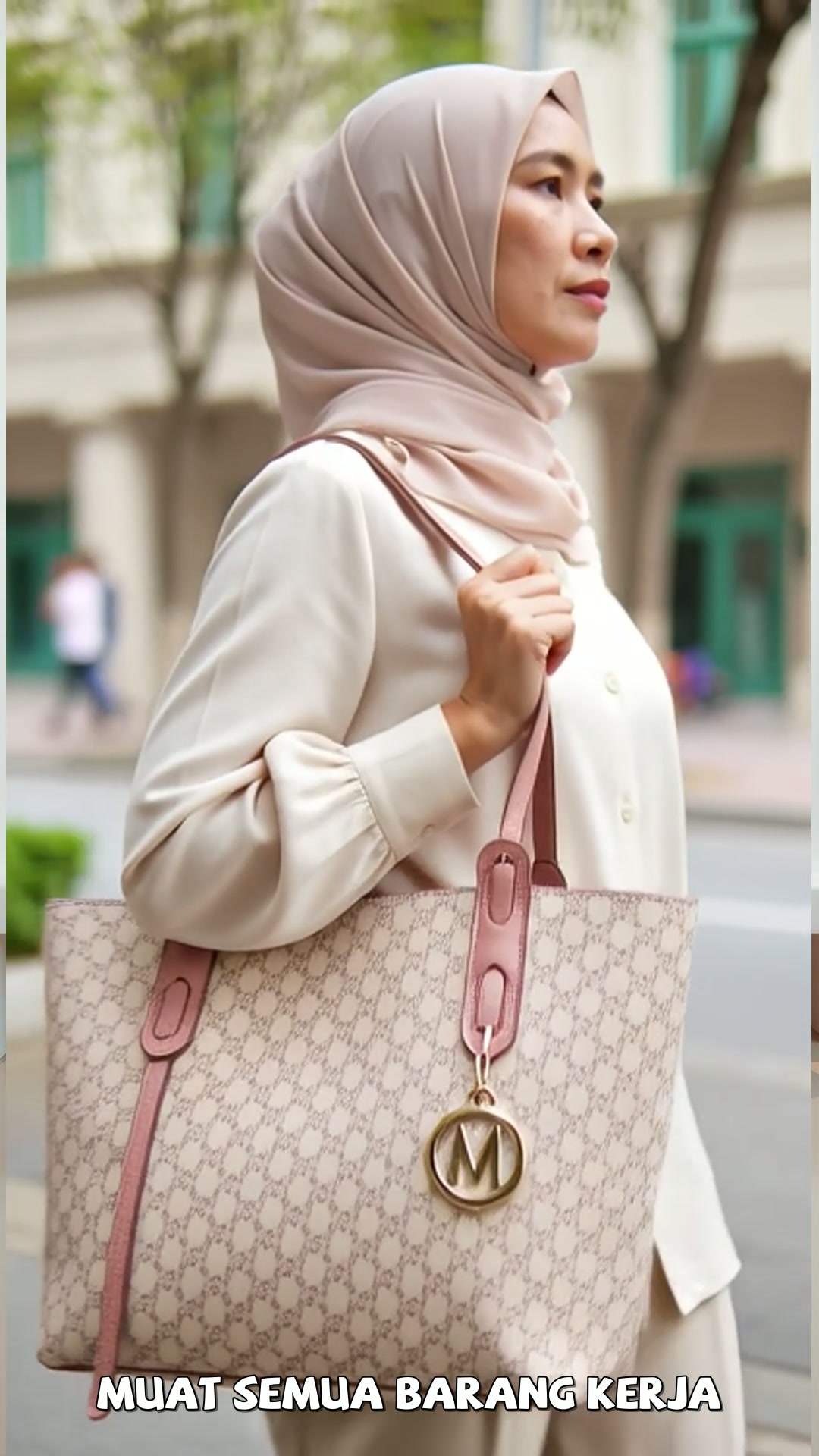 Tote bag ZYHA besar kapasiti, stylish untuk daily commute wanita! #MalaysiaShopping #ShopeeVideo #ToteBagZYHA