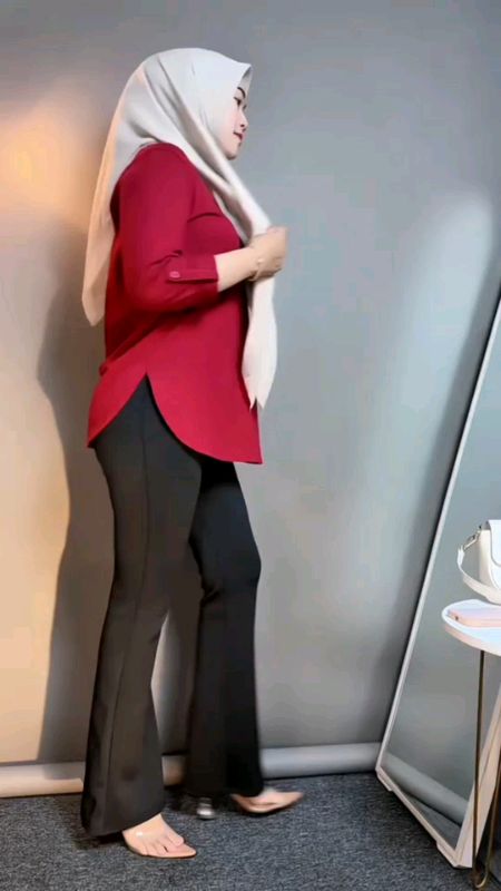 #seluarwanita #seluarperempuan #seluarbootcut