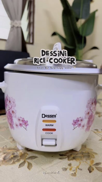 Small size, big convenience. Perfect for everyday meals. 🍚🤍  Grab your now🫶🏻  #dessinicookware  #ricecooker #dessini
