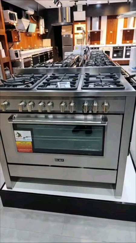 Elba Professional Freestading Cooker 115 Litre Oven With 5 Burner EPRCH9880ST(SS) READY STOCK