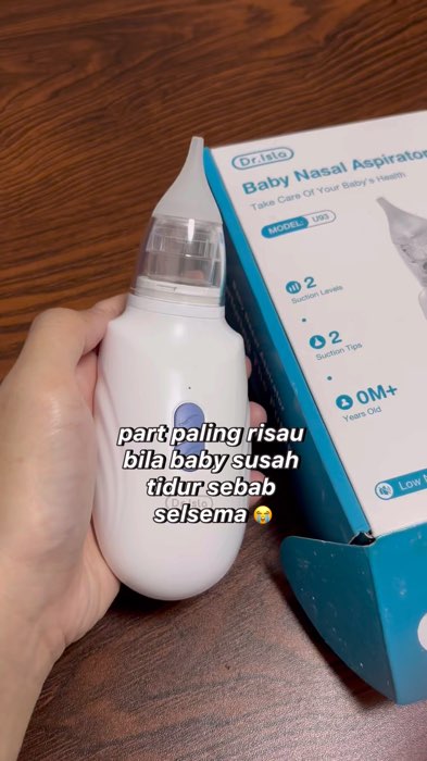 #shopeeaffiliate #drisla #nasalaspirator #babyselsema #babycare #momlife #newbornbaby #babyessentials #keperluanbaby #malaysiamom #readystock #fyp