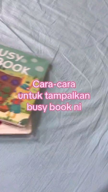 belikan busy book ni utk anak korang confirm diorng suka😍#Stationery #baby #Shopeevideo #kids #book