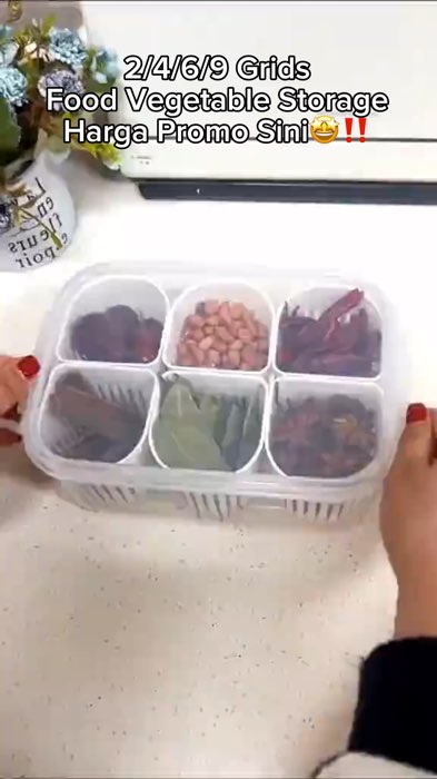 Senang ada bekas simpan makanan ni dalam fridge👍 Harga murmur disini🤩‼️ #fyp #shopeehauls #food #bekassimpan #grids #refrigerator #gridsrefrigerator