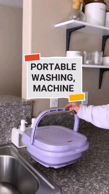 Portable mini washing machine #miniwashingmachine #washingmashine #mesinbajumini #portablewashingmachine