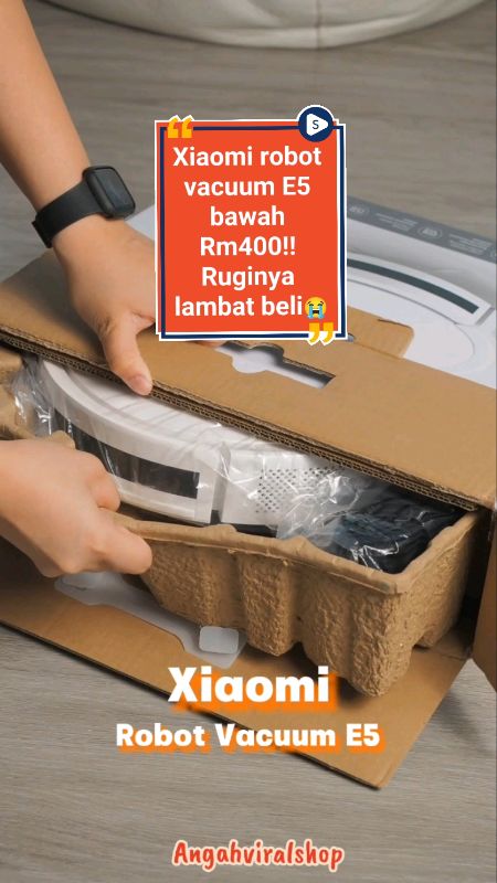 [NEW] Xiaomi Robot Vacuum E5 | Vacuum & Mopping Function | 2600mAh Big Battery | App Connectivity |#xiaomi #robot #vacuum #ElectronicsZone #viral #fyp