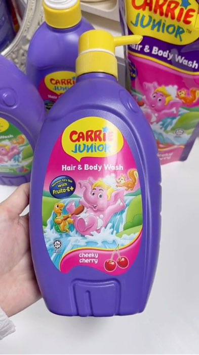 CARRIE JUNIOR HAIR & Boday Wash #fyp #trend #trending #goodthing #shopeehaul #shopeecheck #shopeemy #shopee_my #shopeemalaysia #CarrieJunior #bodywash