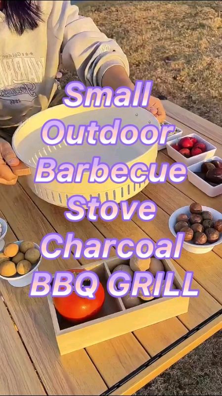 Small Outdoor Barbecue Stove Charcoal BBQ GRILL#BBQ#GRILL#fyp #shopeevideo #shopee