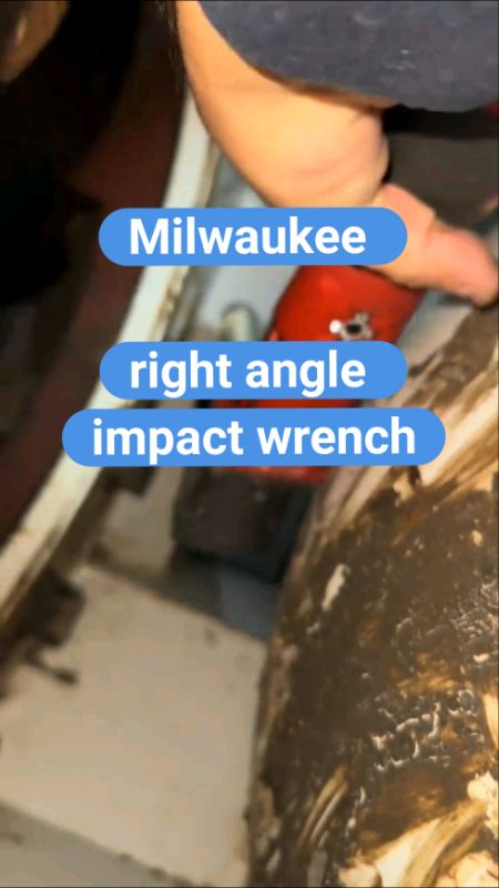 Milwaukee right angle impact wrench #tools#heavyduty#cordless#workshop#pomen#musthave#goodthing#usefull