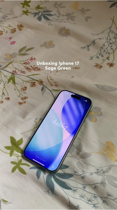My best purchase for 2026 🫶🏻 #iphone17 #sage