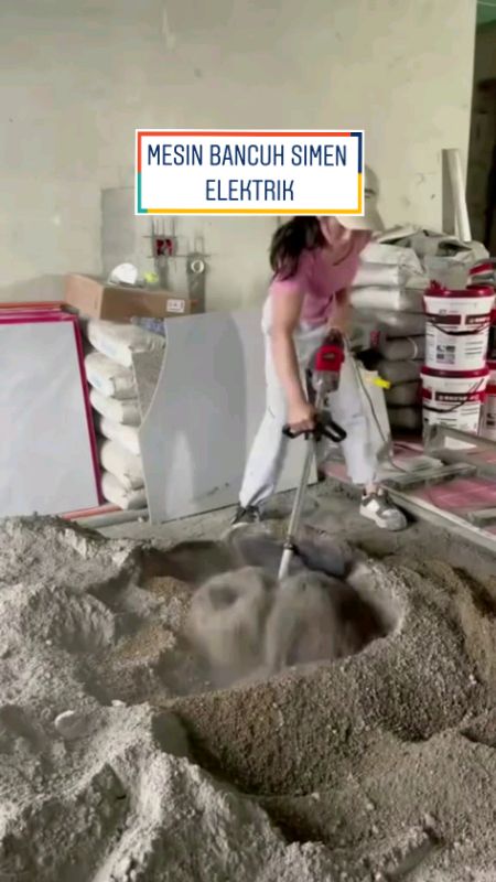 Concrete Mixer Cement Mortar Mixer Dry & Wet Dual Purpose - Mesin Bancuh Simen Elektrik #concretemixer#bancuhsimen#mudahkerja#mixerviral