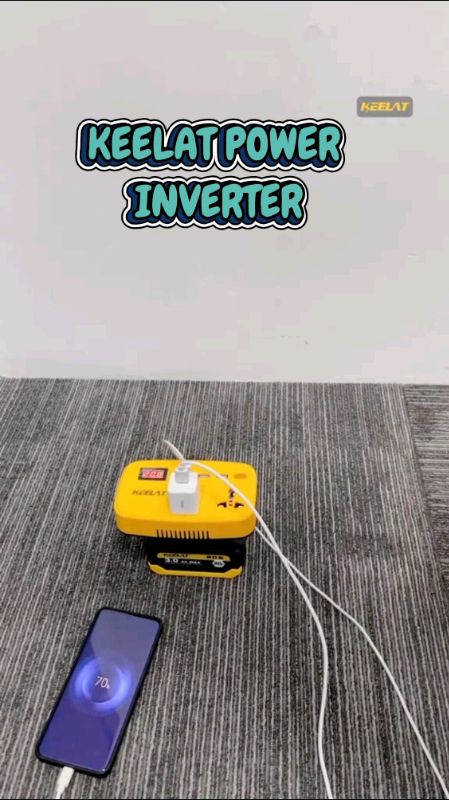KEELAT KPPI02 Power inverter Power Converter Modified Sine Wave Inverter#KEELAT#shopeelagimurah#shopeevideo#shopeeshop#shopeeMy#trending#viral#fyp