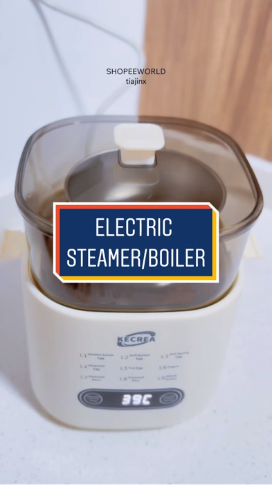 #eggsteamer #egg #eggboiler #telurrebus #halfboiledegg #ministeamer #Steamer #electricsteamer #electricminipot #easycook #eggcooker #masaktelur #cook