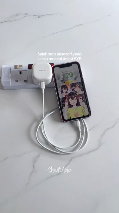 Antara aksesori yang selalu ada dalam beg harian.. #ugreen #chargeriphone #fastcharging #lightningcable #iphoneuser