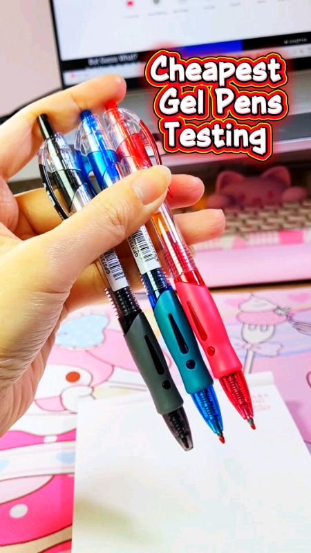 super cheap gel pens #stationery #shopeemy #shopeehaul #shopeelagimurah #schoolsupplies