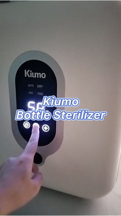 Kiumo Baby Bottle Sterilizer 🤩✨ #kiumo #sterilizer #bottlesterilizer #bottledryer #uvsterilizer #shopeemy