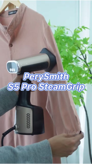 ￼PerySmith S5 Pro Steam Iron SteamGrip 🤩✨ #iron #steamiron #traveliron #shopeemy