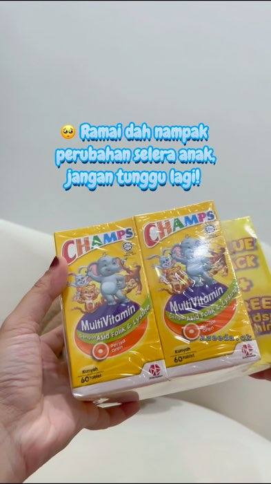 Champs Multivitamin dengan Lysine