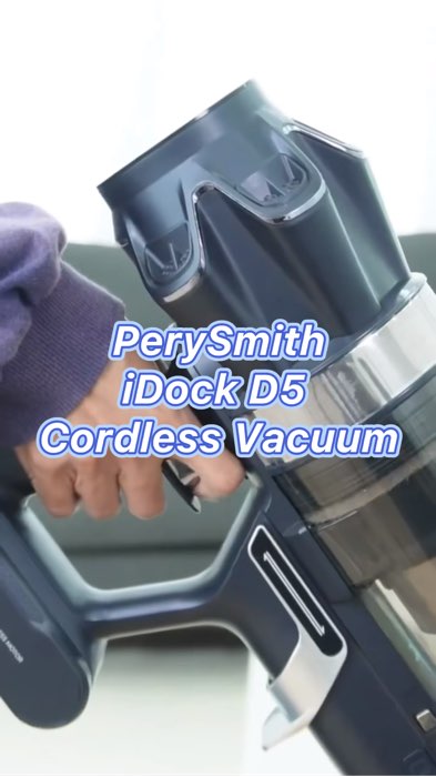 ￼PerySmith D5 Cordless Vacuum Cleaner iDock 🤩✨ #perysmith #vacuum #cordlessvacuum #shopeemy