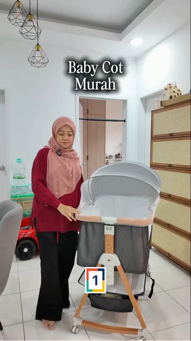 Baby cot 1/4/2026 #ShopeeLagiMurah #ShopeeHaul #babycrib #babycot #babyessential #katilbaby #faashopeecheck #afifahshare