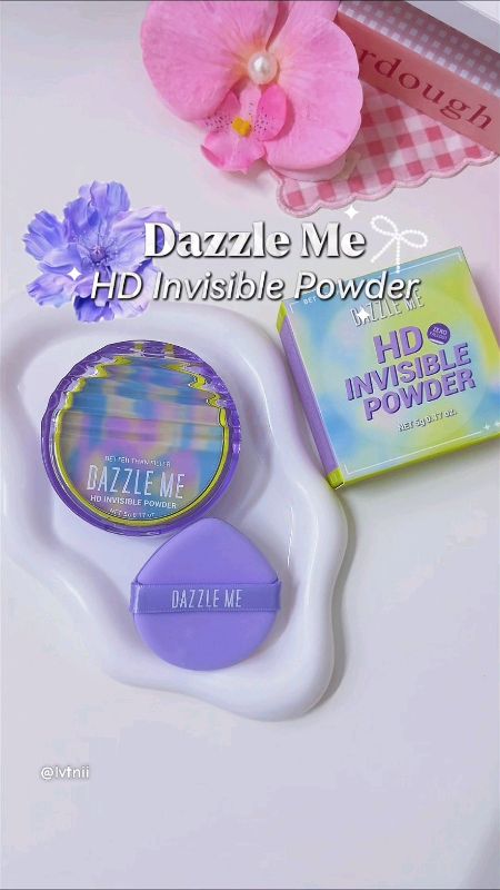 Kena cuba ni kalau nak makeup korg tahan lama💜✨ #dazzleme #powder #hdinvisiblepowder #bedak #shopeehaul #fashionbeauty #makeup #mekap #fyp #viral #fy