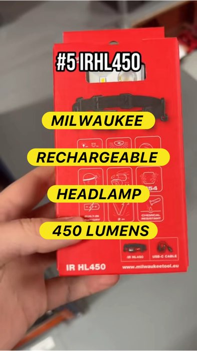 MILWAUKEE RECHARGEABLE HEADLAMP 450 LUMENS#headlamp #Milwaukee #shoppemy #cordless #fyp #trending #electroniczone #electriczone #shoppelagimurah