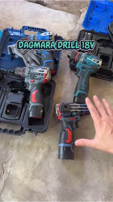 Cordless drill dagmara 18v #DAGMARA #cordlessdrill #powertools