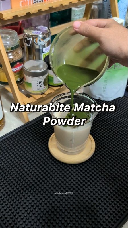 Real matcha taste 🍃 #naturabite #matcha #powder
